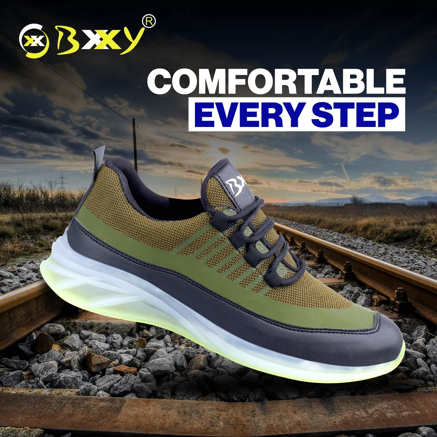 Bxxy's Men's Casual Running Sports Shoes