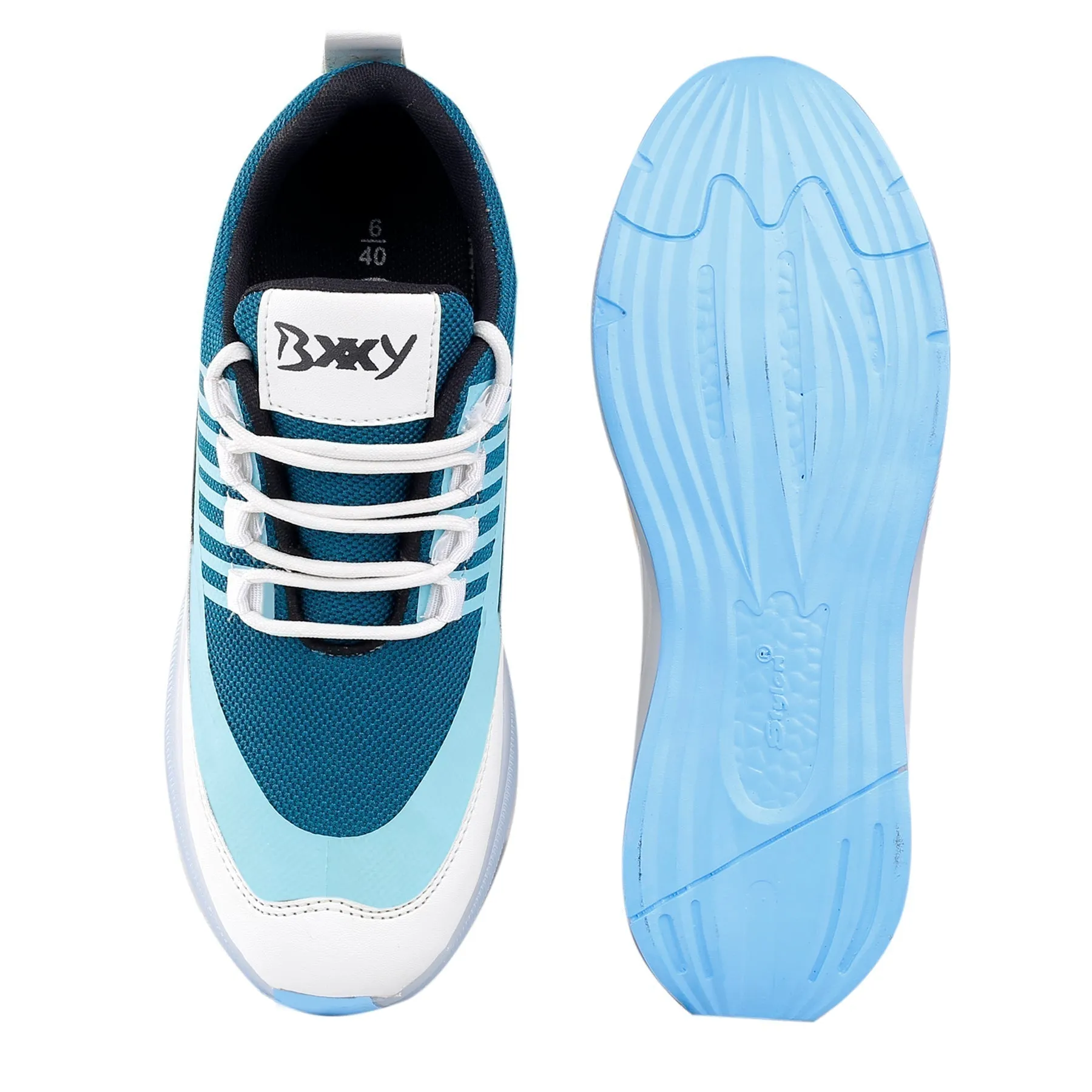 Bxxy's Trendiest Sports Walking Shoes For Men on Transparent Sole