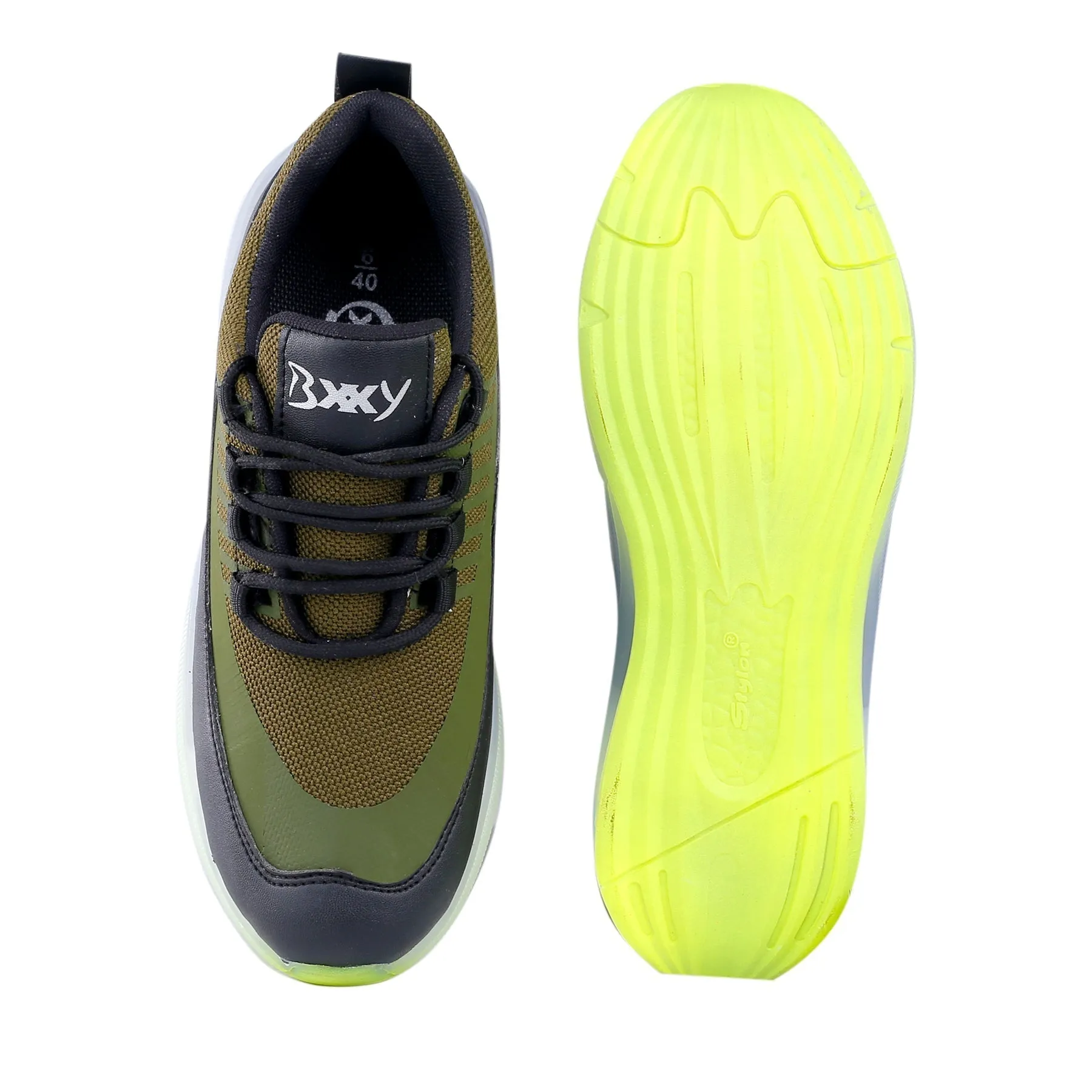 Bxxy's Trendiest Sports Walking Shoes For Men on Transparent Sole