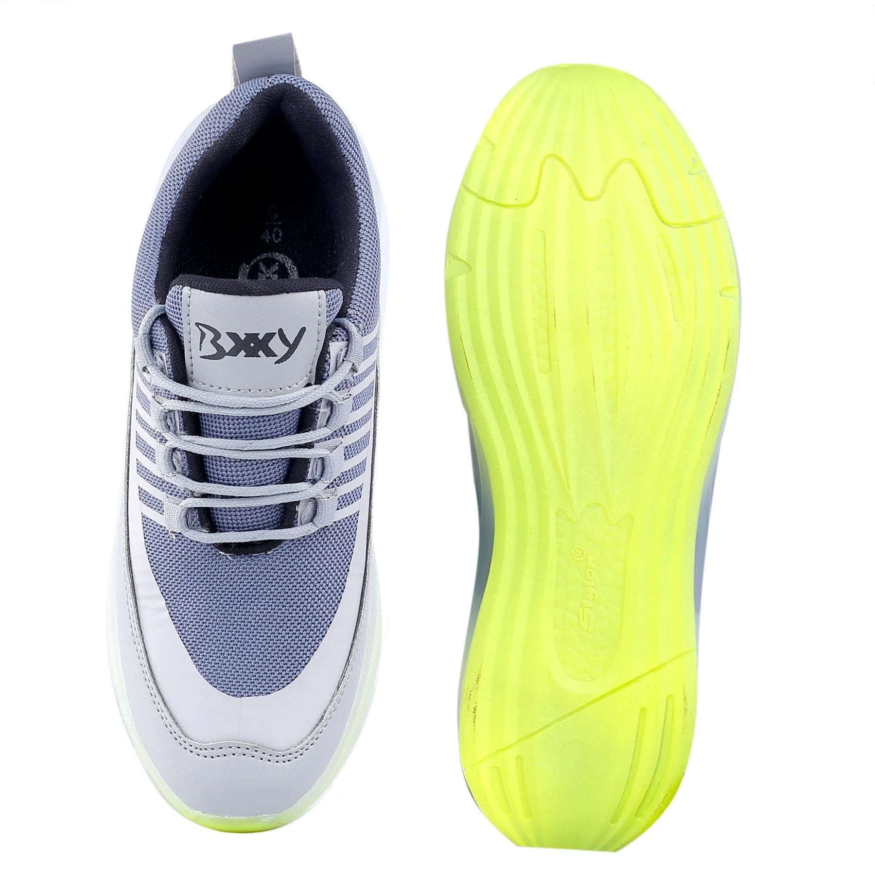 Bxxy's Trendiest Sports Walking Shoes For Men on Transparent Sole