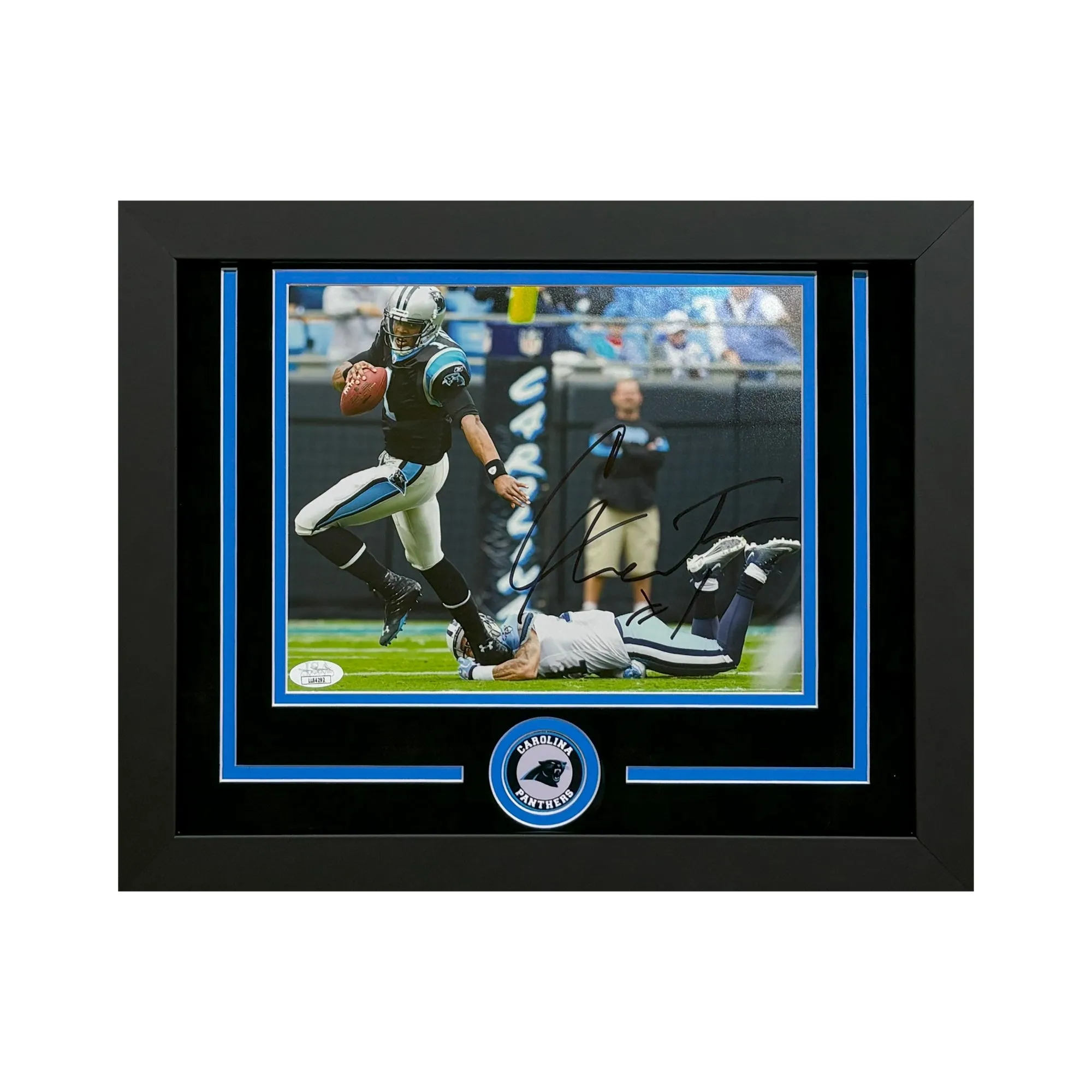 Cam Newton Hand Signed & Framed 8x10 Football Photo