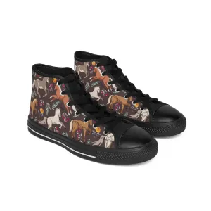 Colorful Horses Women's Classic Sneakers