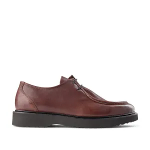 Cosmos apron shoe leather - BROWN