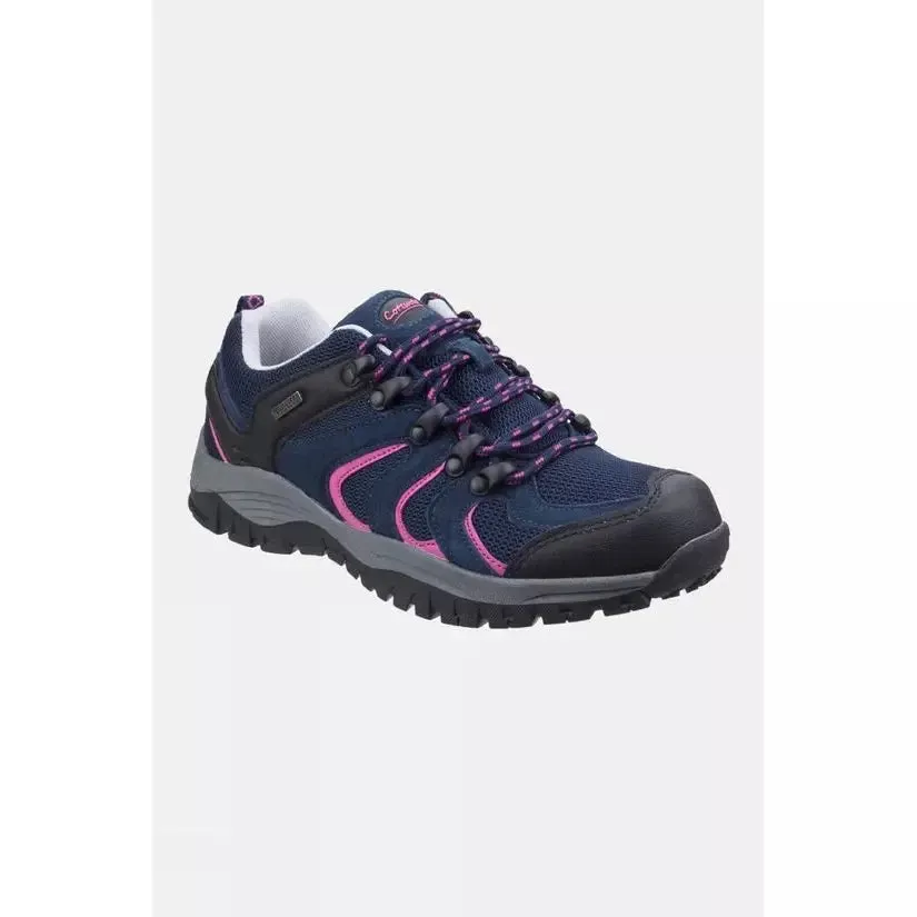 Cotswold Womens Walking Shoe Stowell Low Blue