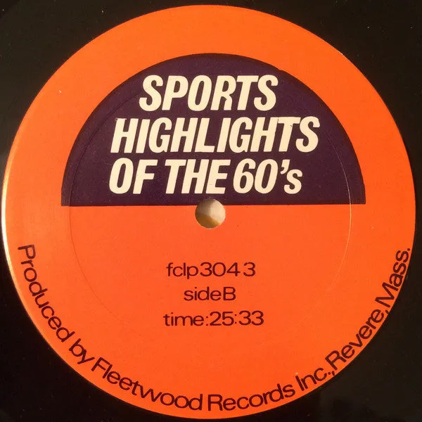 Curt Gowdy (2) - Sports Highlights Of The 60's (LP) (VG )