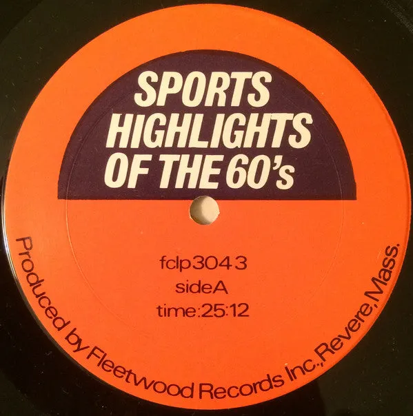 Curt Gowdy (2) - Sports Highlights Of The 60's (LP) (VG )