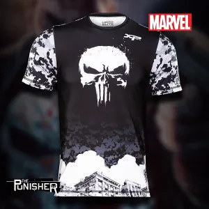 Custom Marvel Sublimated Punisher Compression Shirt