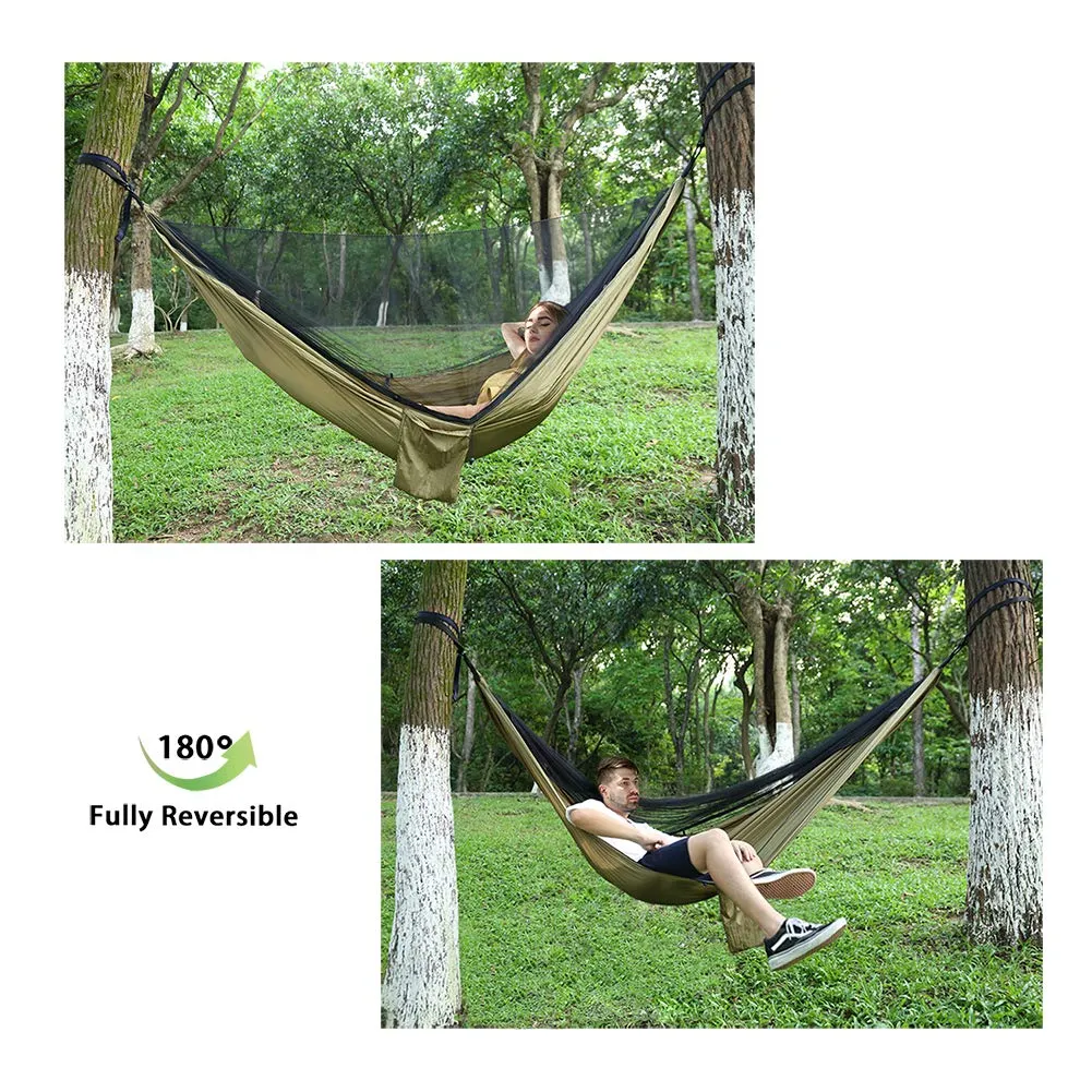 Double & Single Nylon Camping Hammock - Lvgowyd