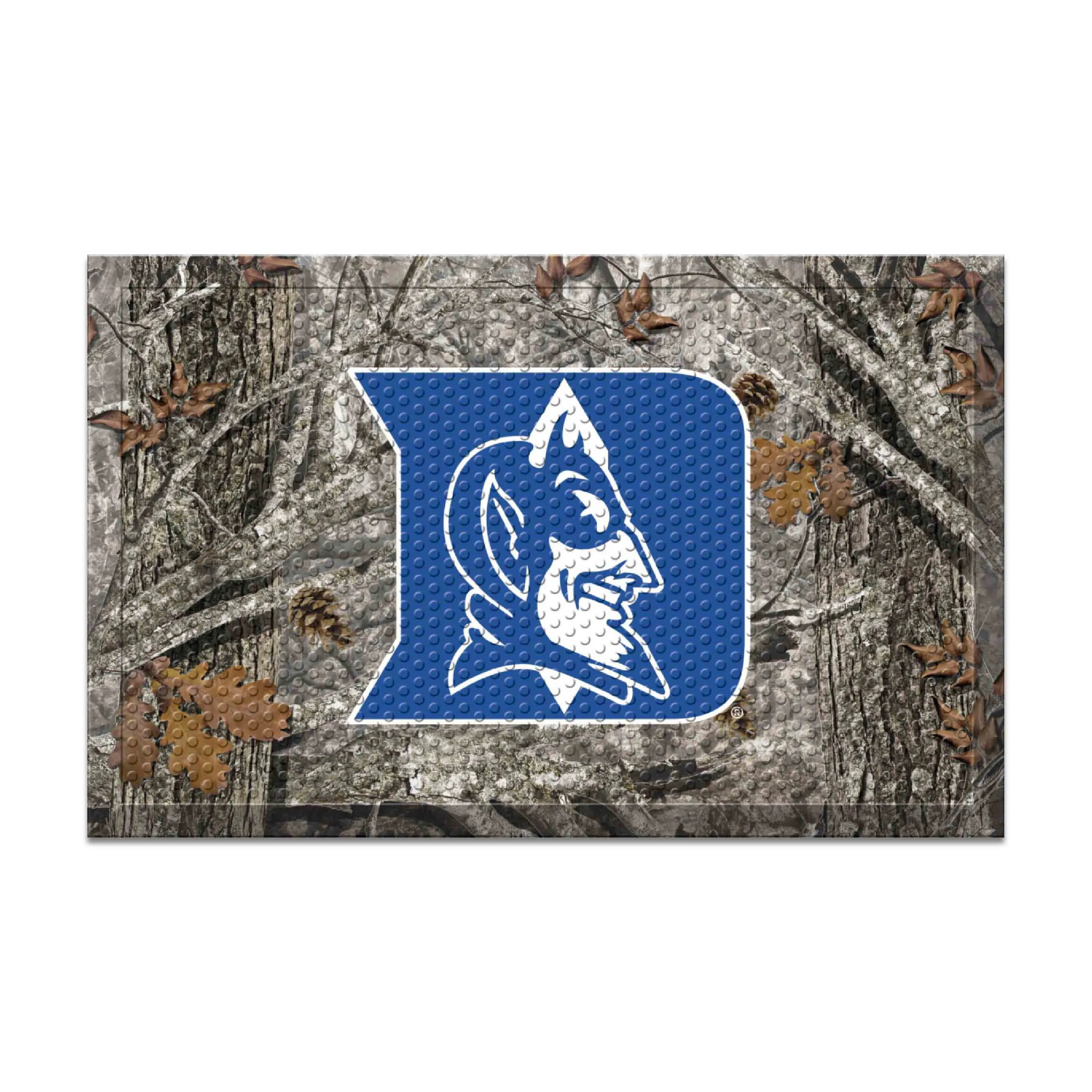 Duke Blue Devils Rubber Scraper Door Mat Camo