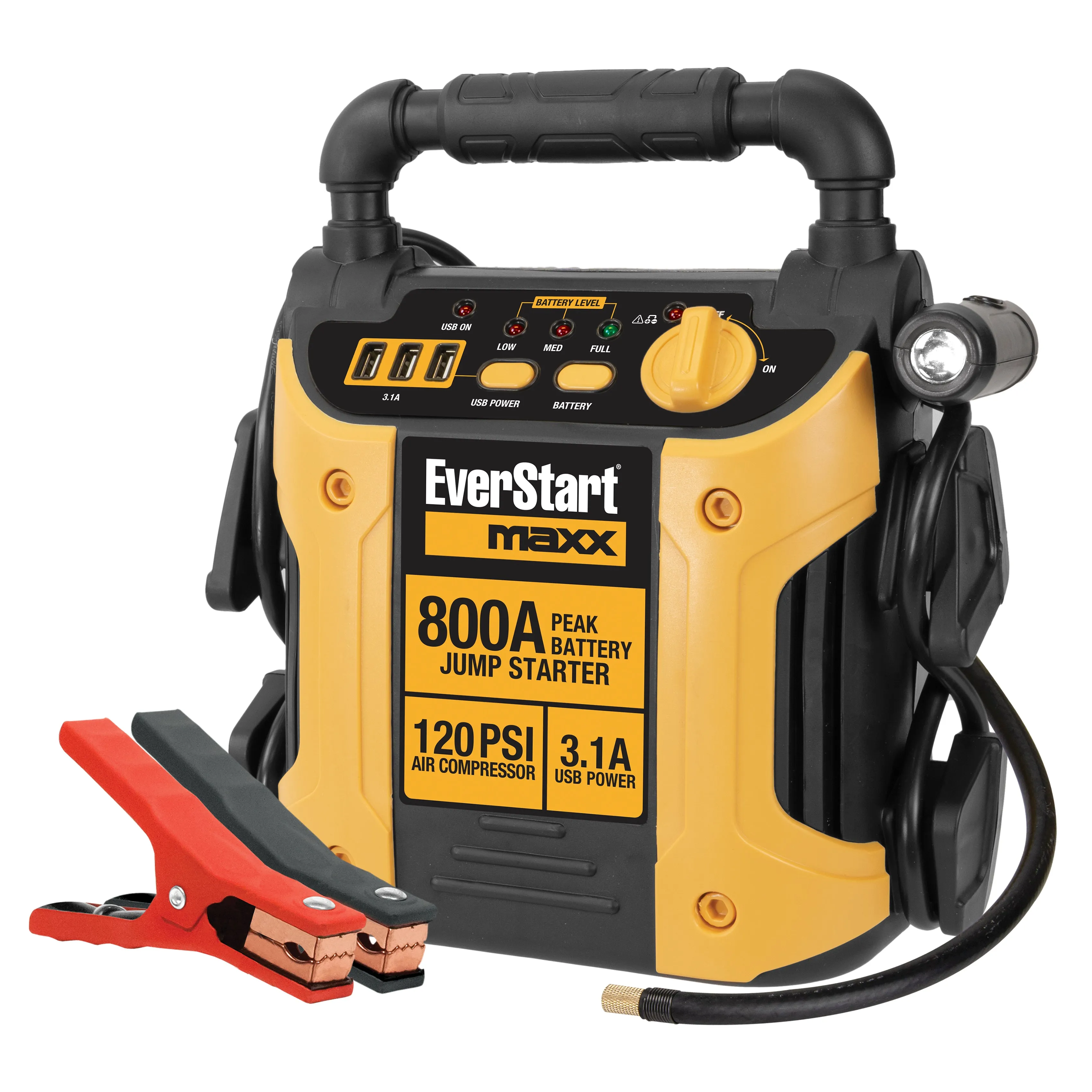 EverStart Maxx 800 Peak Amp Jump Starter with 120 PSI Compressor