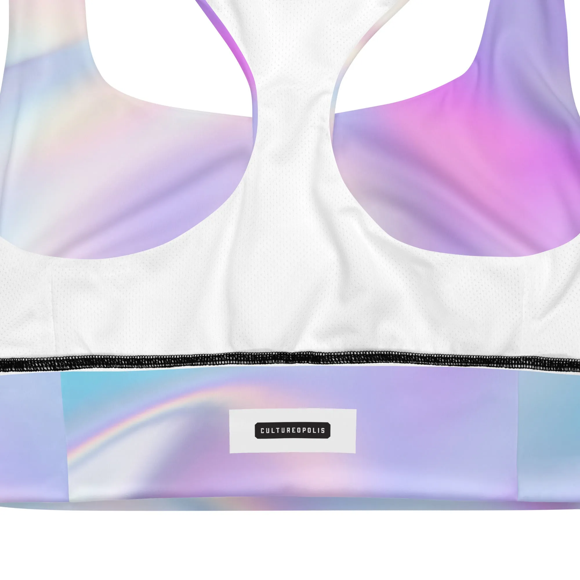 FlexiExtend Longline Sports Bra – Pastel Party