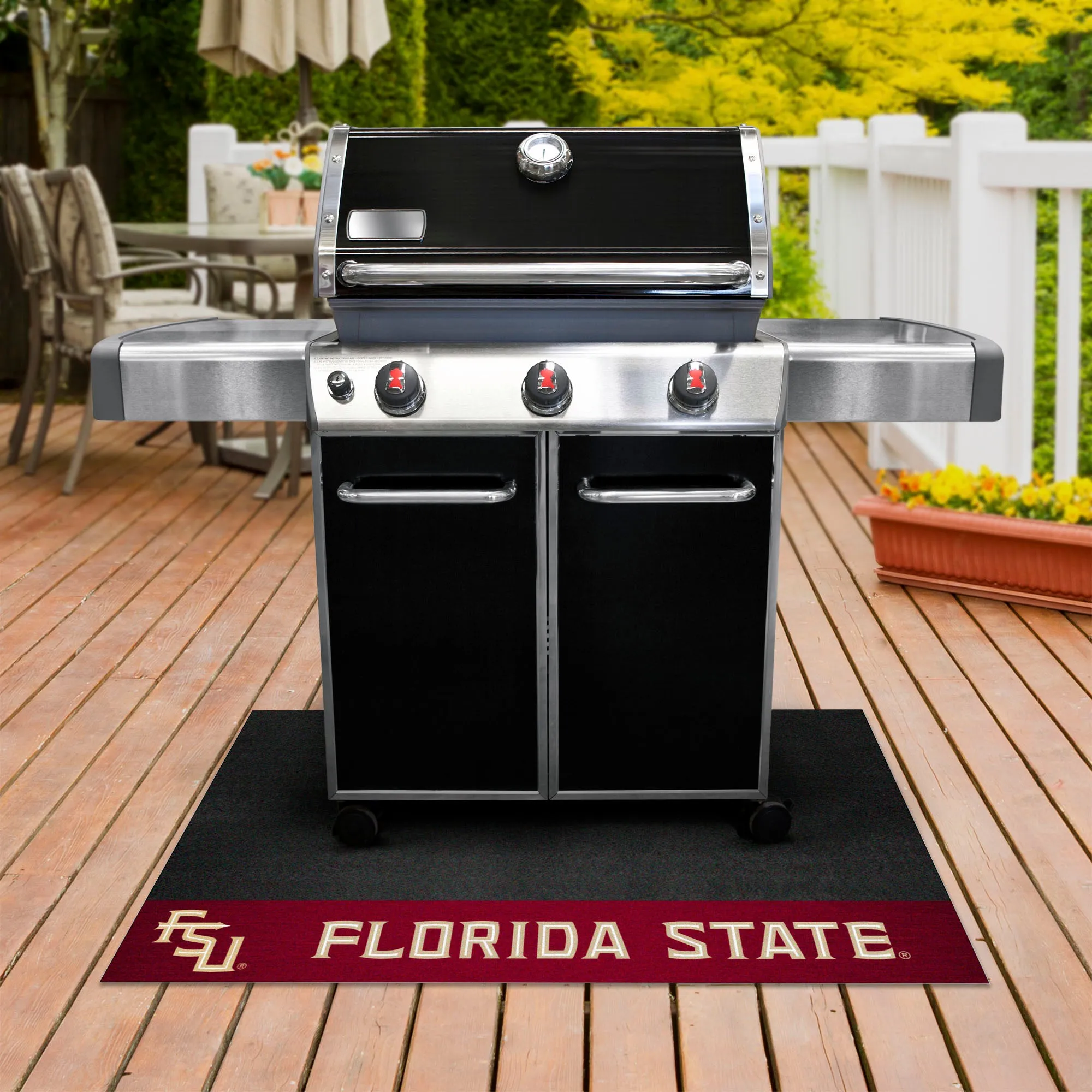 Florida State Seminoles Vinyl Grill Mat - 26in. x 42in.