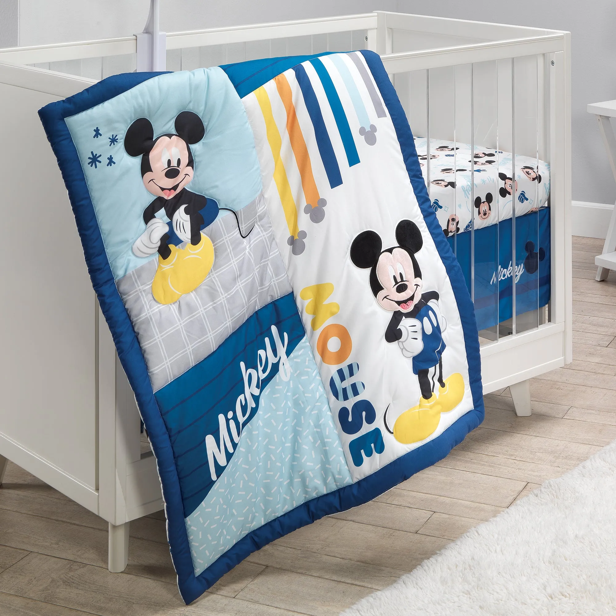 Forever Mickey Mouse 3-Piece Crib Bedding Set