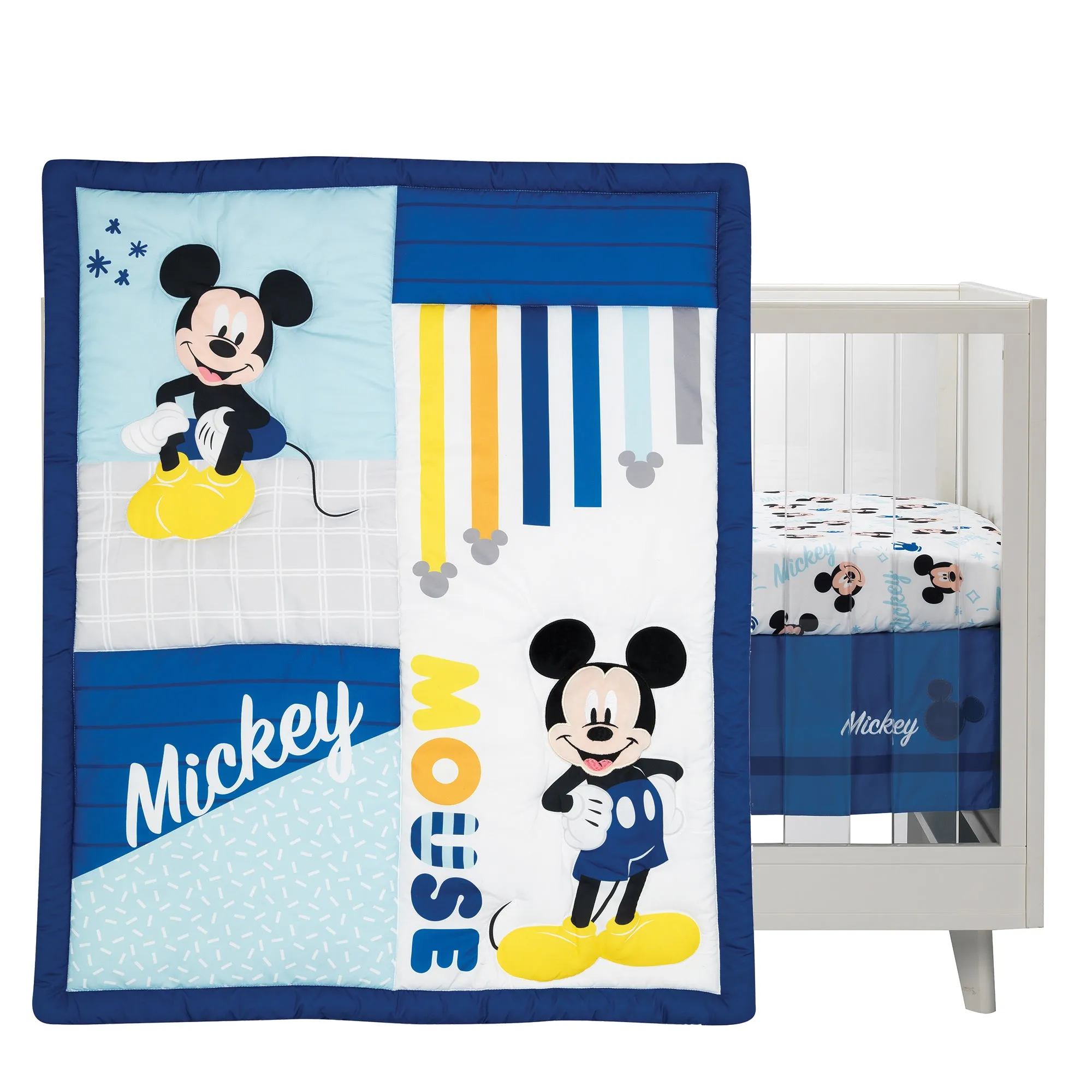 Forever Mickey Mouse 3-Piece Crib Bedding Set