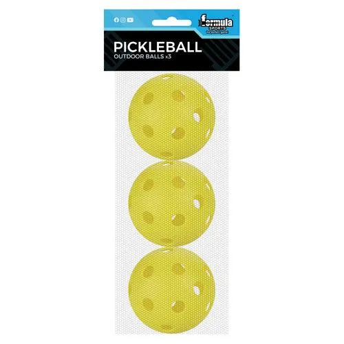 Formula Sports Pickleball Outdoor Balls (3 Pack)