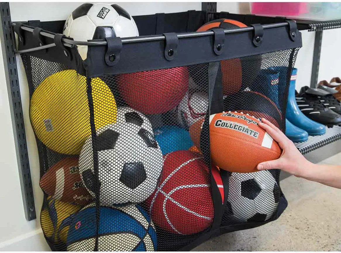 freedomRail Garage Big Mesh Sports Basket