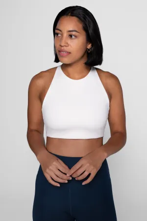 Girlfriend Collective Topanga Bra in Ivory