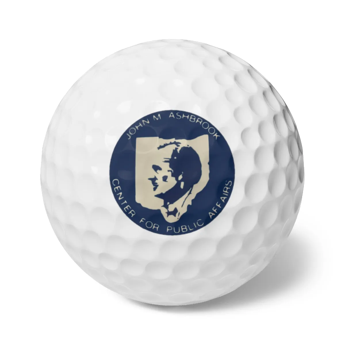 Golf Balls, 6pcs, with Vintage Logo