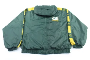 Green Bay Packers Embroidered Green & Yellow Zip Up Jacket