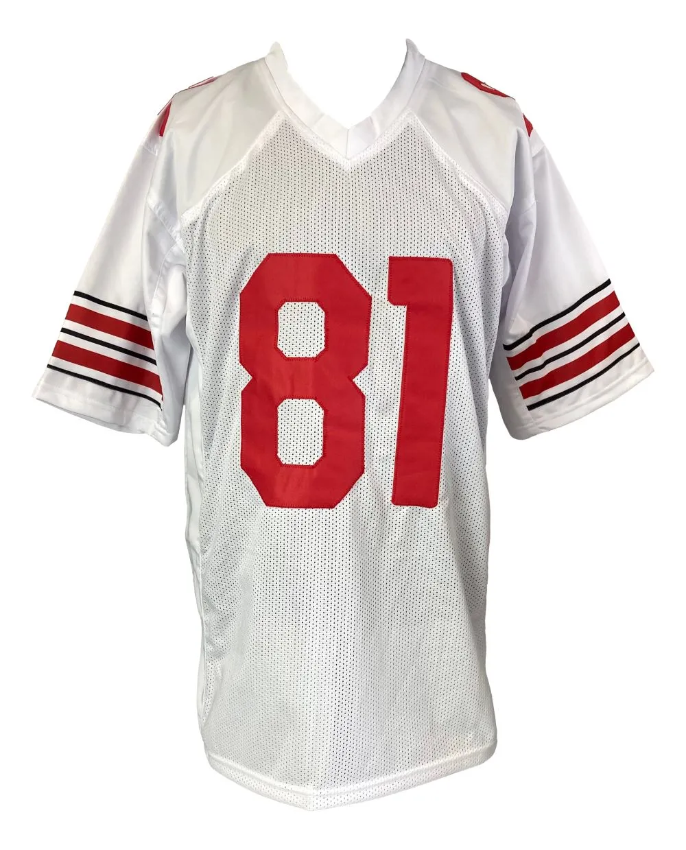 Jackie Smith St. Louis Signed White Football Jersey HOF 94 Sports Integrity