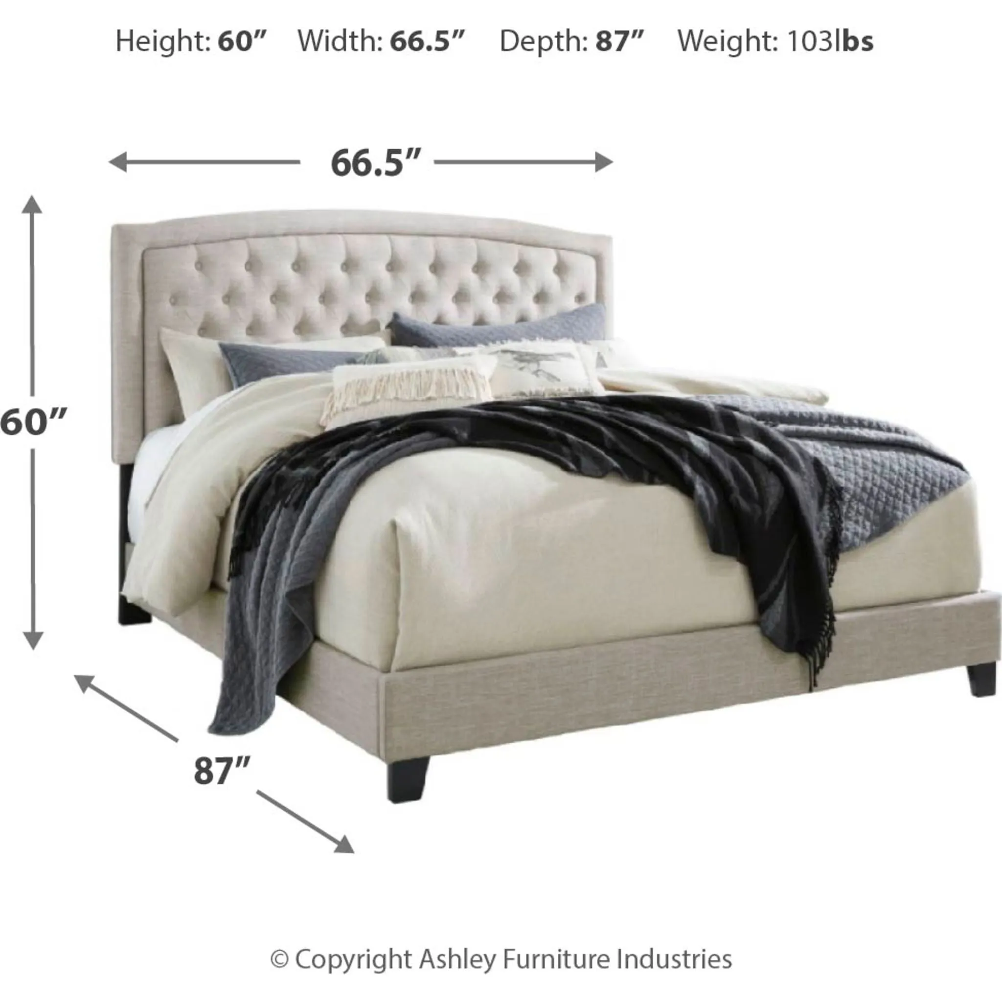 Jerary Upholstered Bed