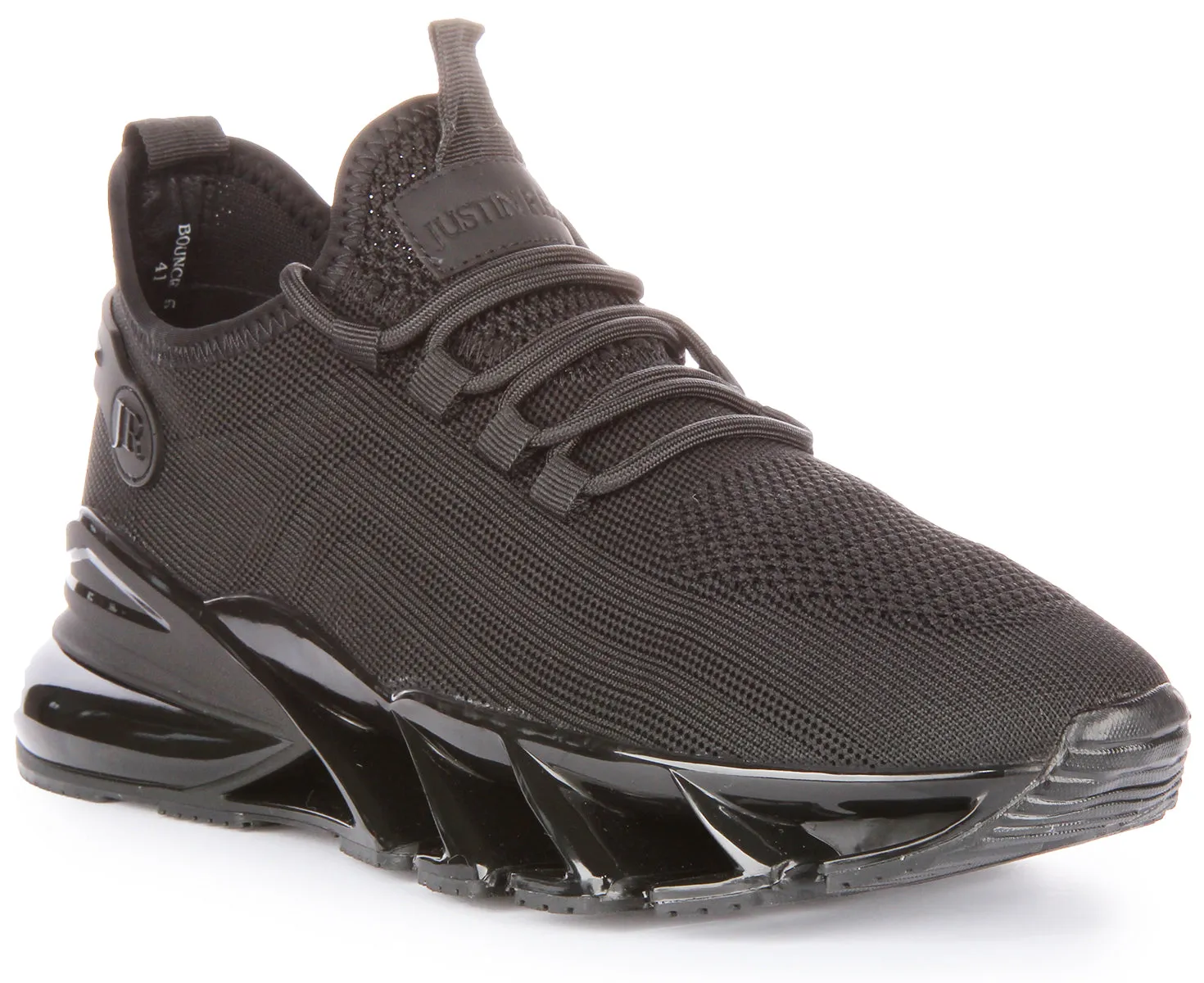 Justinreess England Bounce 5 Running Trainer In Black