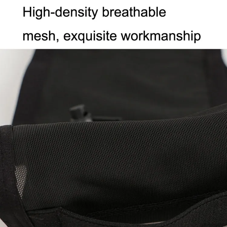 Large Capacity Elastic Mesh Close-fitting Mobile Phone Bag Cycling Mountaineering Kettle Bag, Size: M(Rainbow)