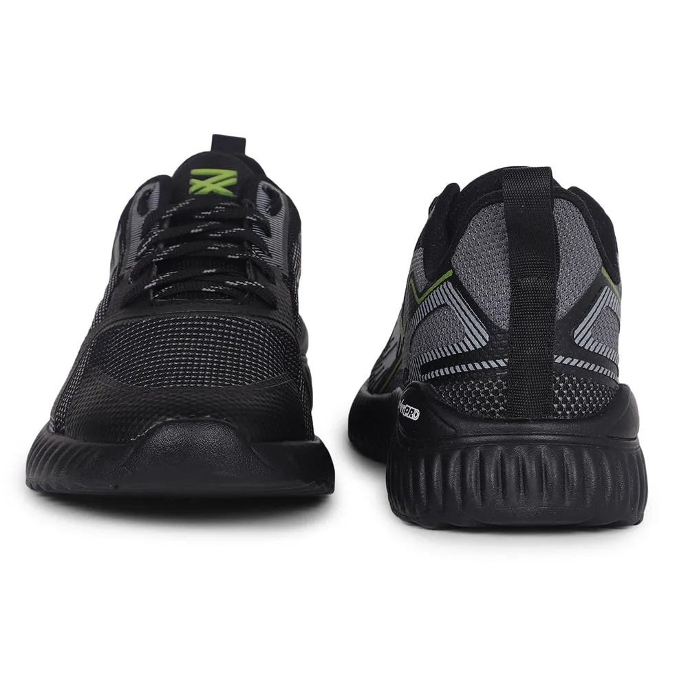 Leap7x By Liberty Men NITSOFT-1E Black Sports Lacing Shoes