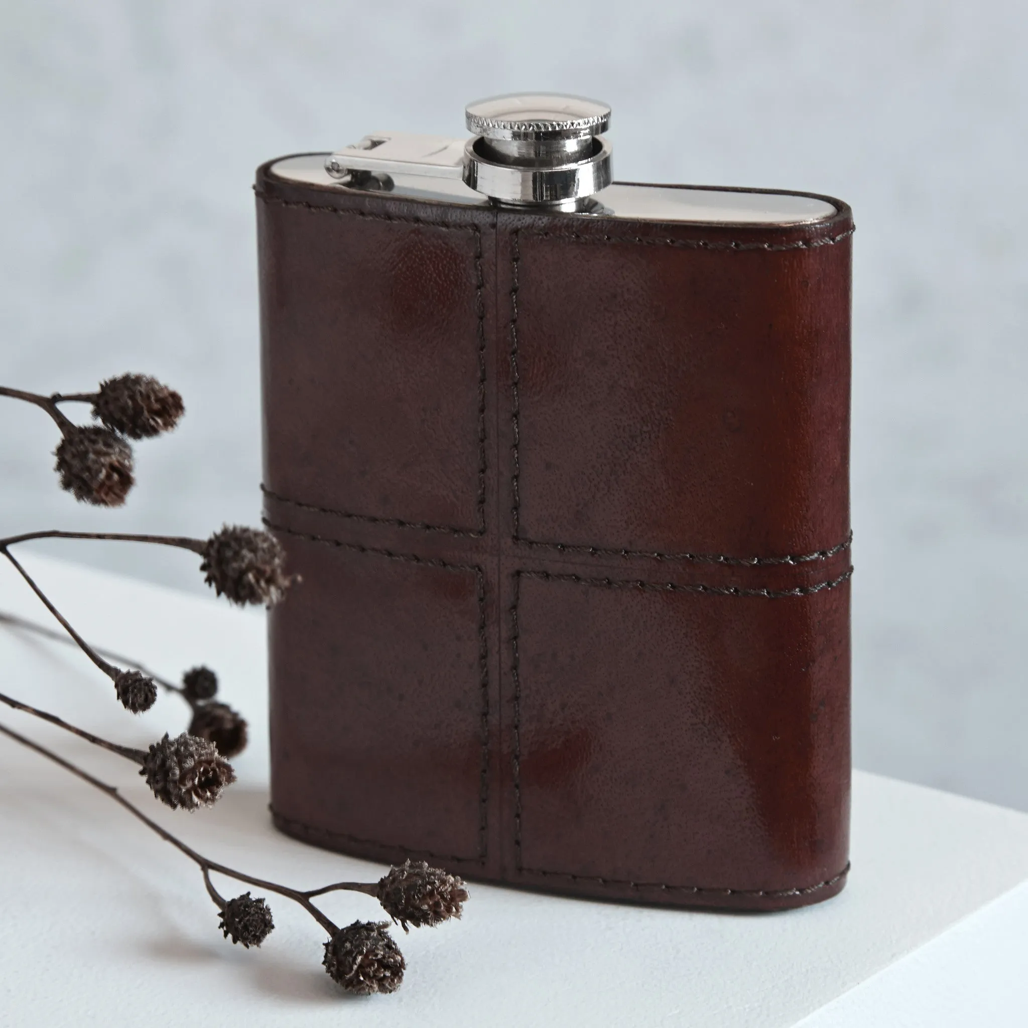 Leather Hip Flask