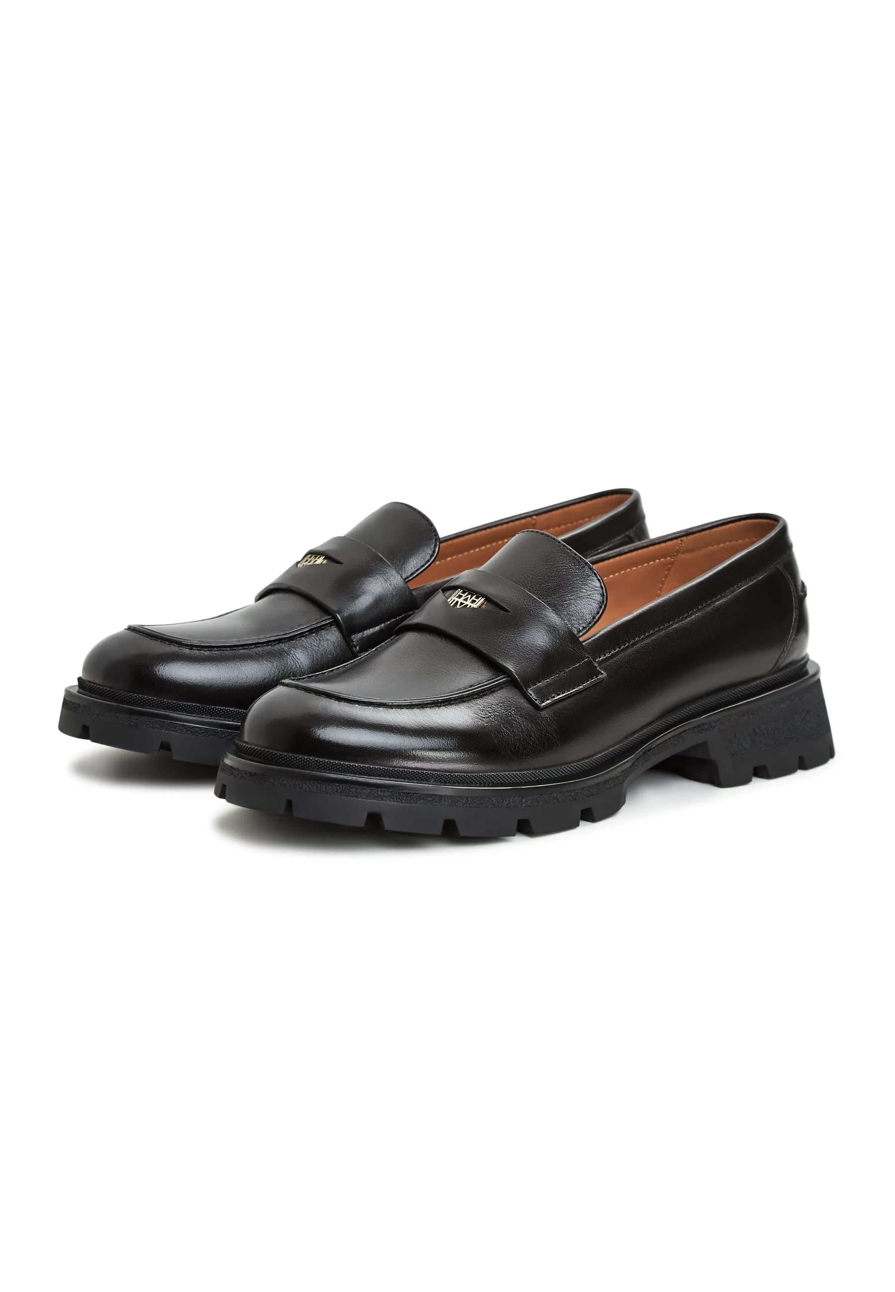 Leather Platform Loafers Mariana