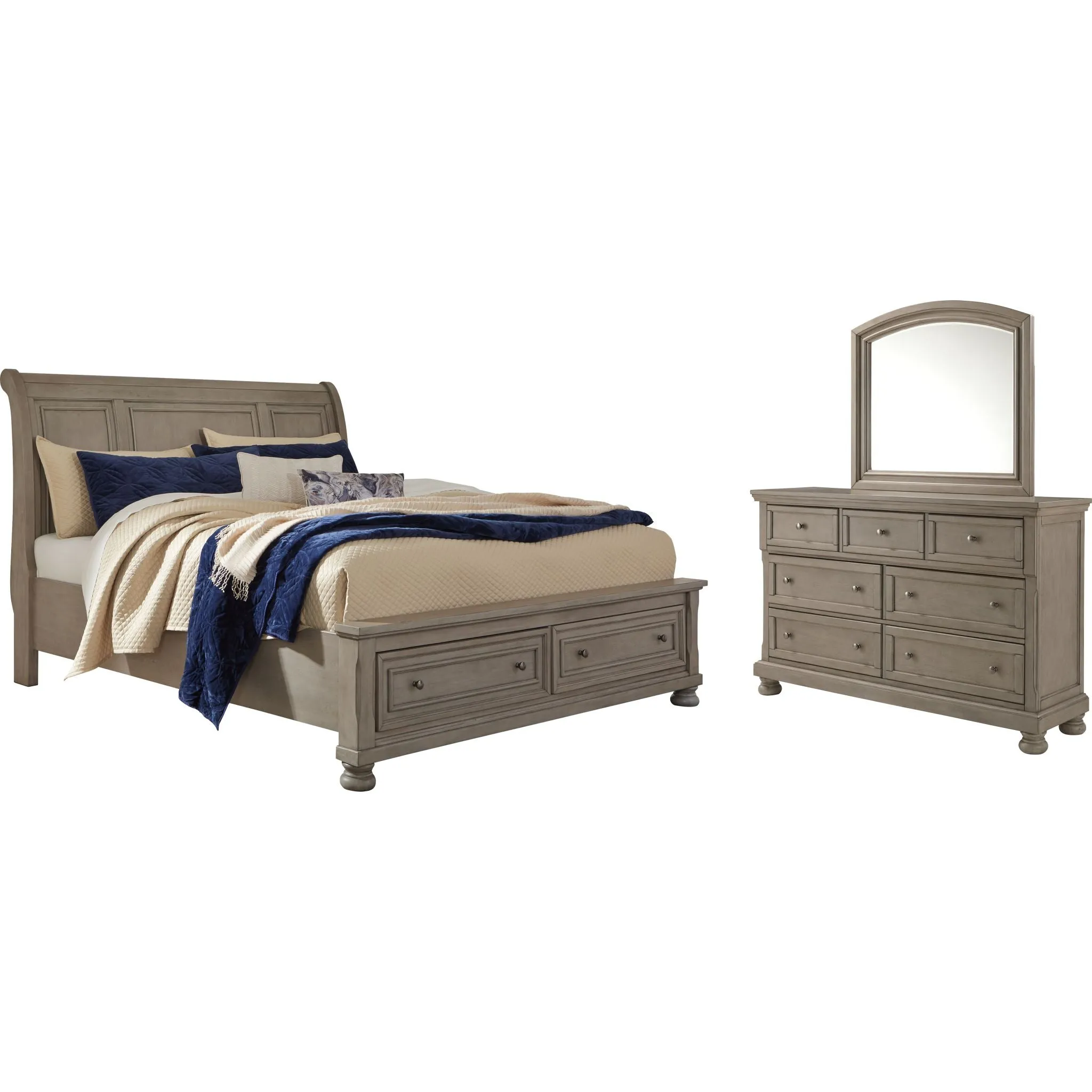 Lettner 5 Piece Sleigh Bedroom