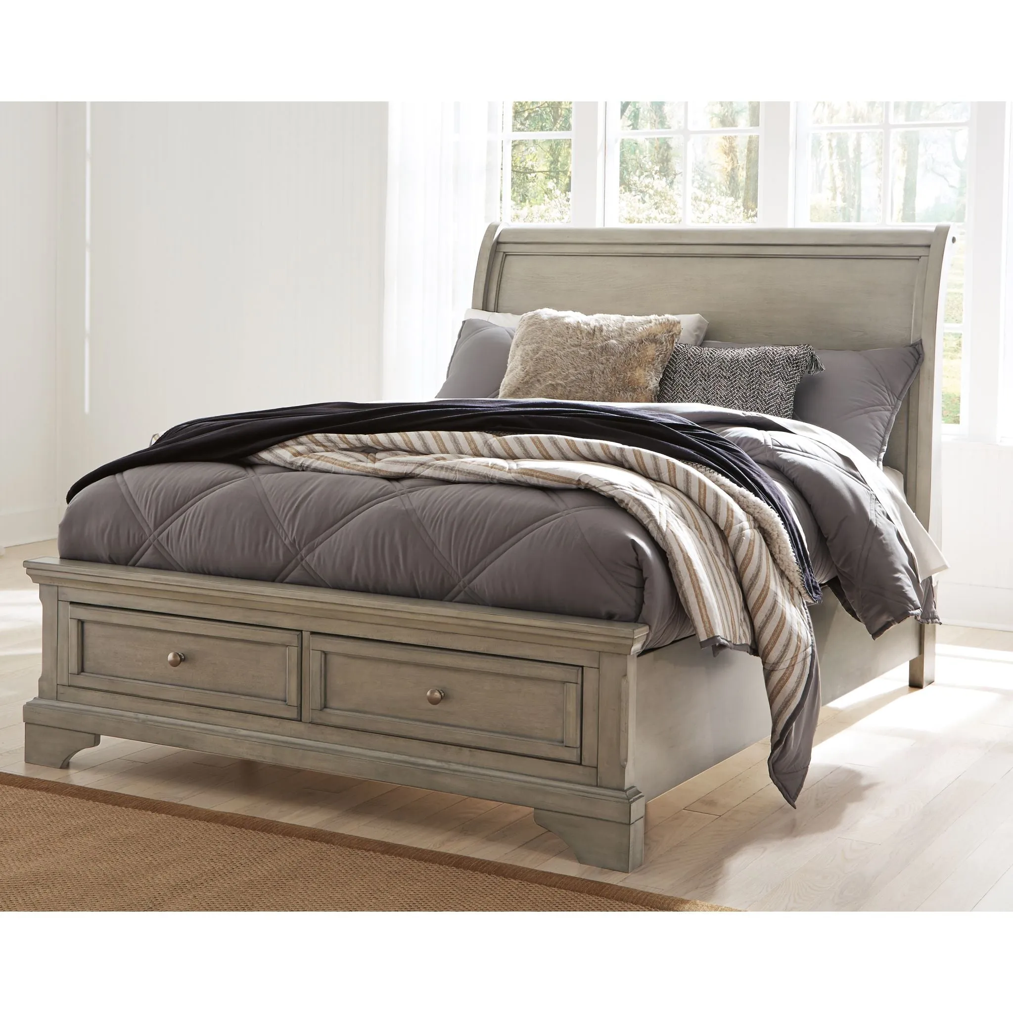 Lettner Full Sleigh Storage Bed