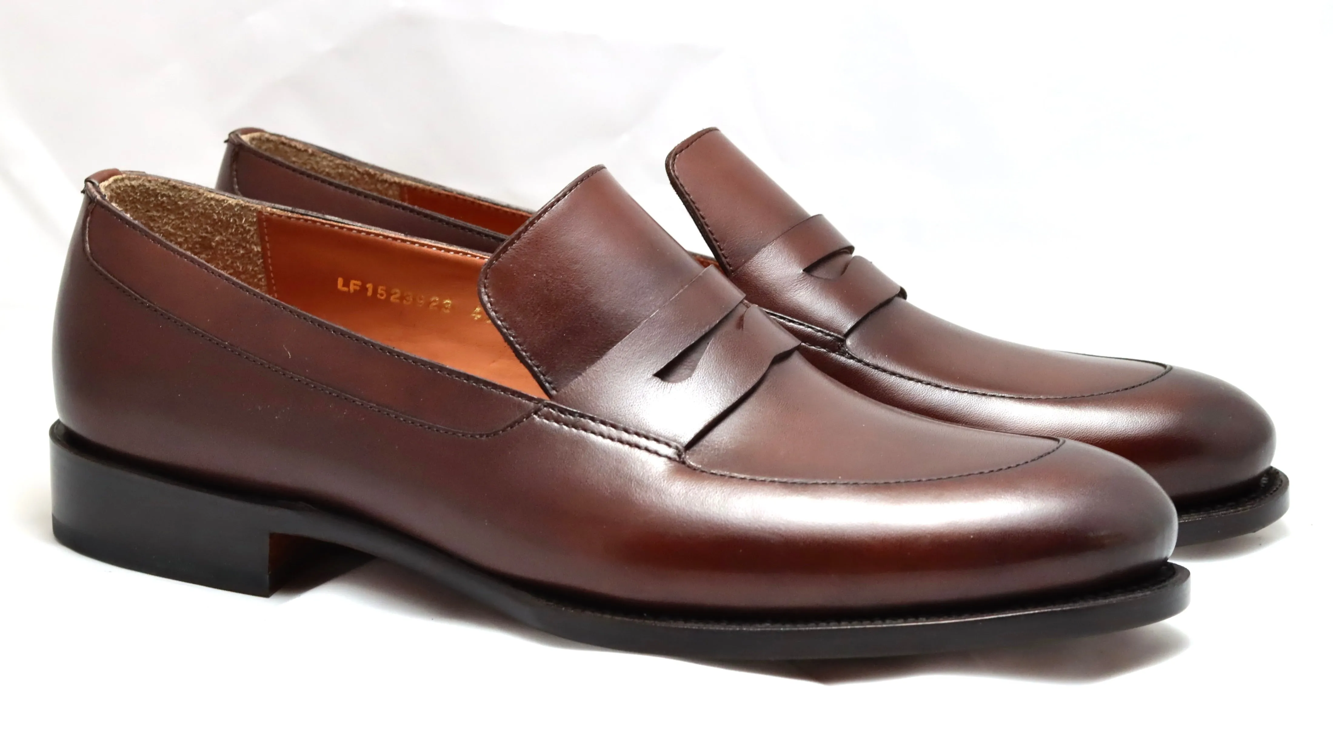 Loafer | dark brown | Calf | wide fit