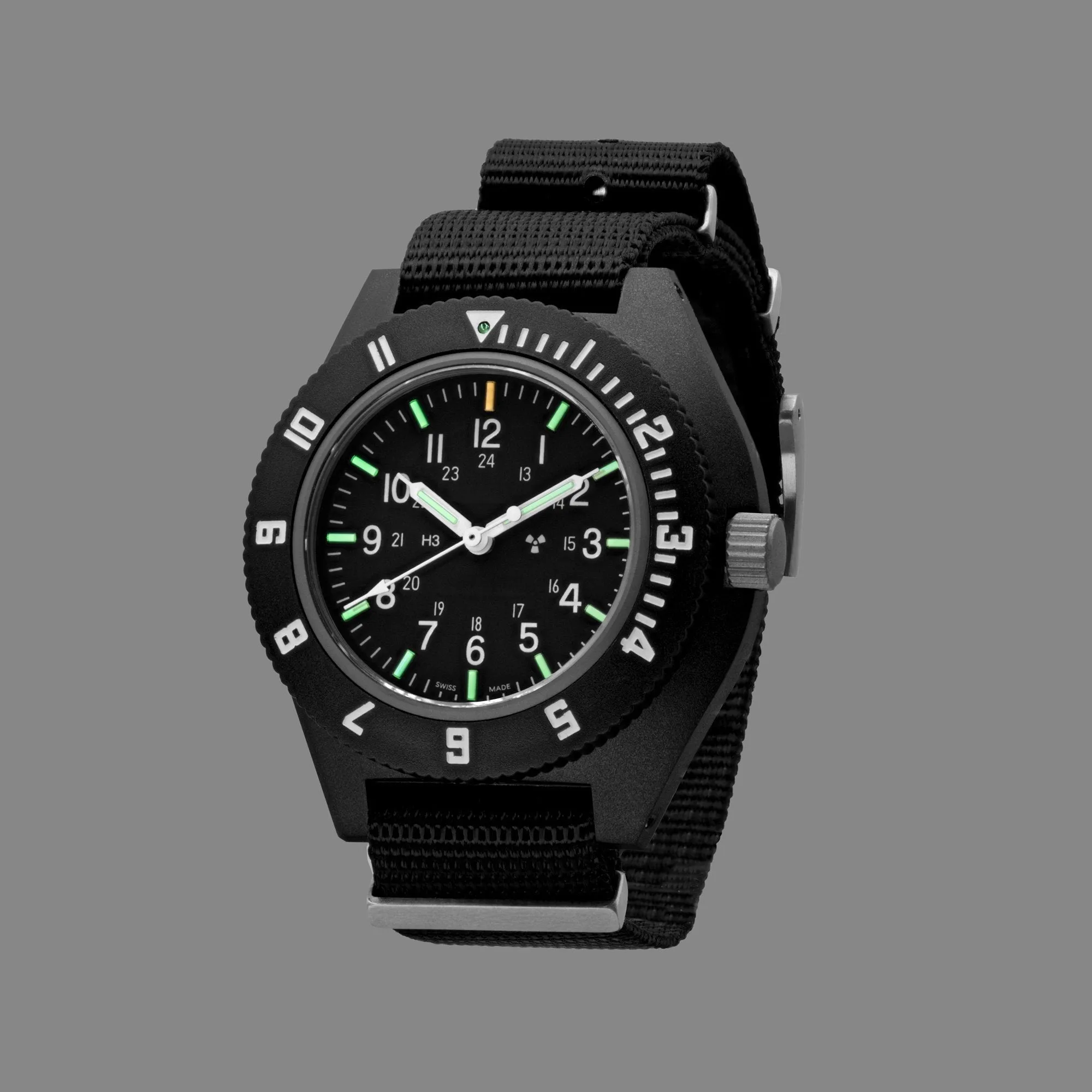 Marathon Black Pilot's Navigator - 41mm - No Government Markings Ballistic Nylon Black WW194001BK