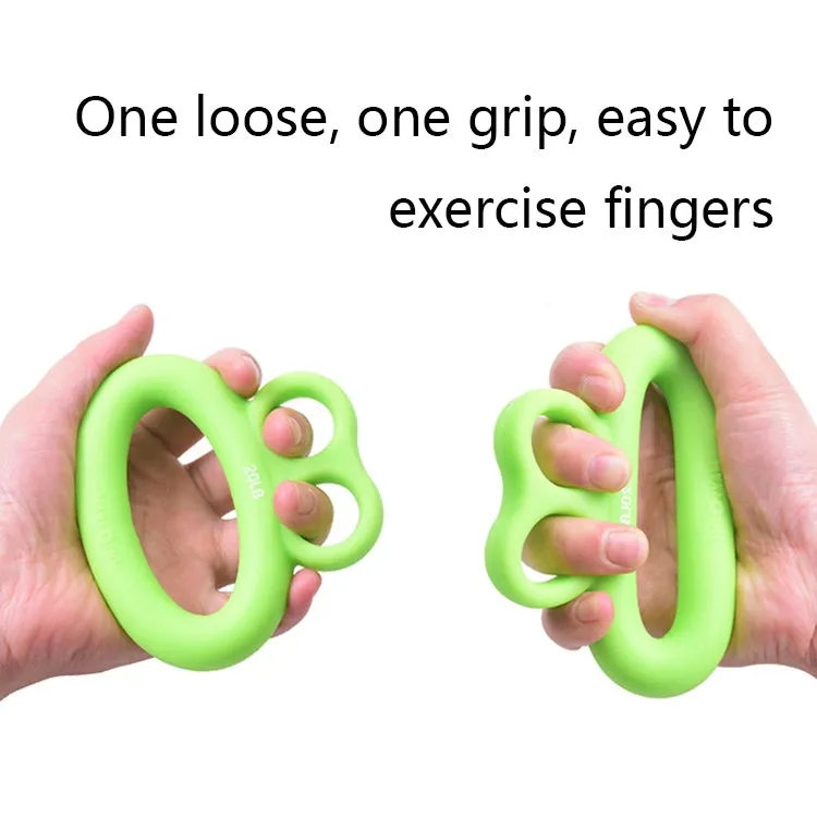 MAXSOINS MXO-DOUBLE-001 Frog Shape Finger Grip Training Device Finger Grip Ring, Specification: 20LB (Double-sided Green)