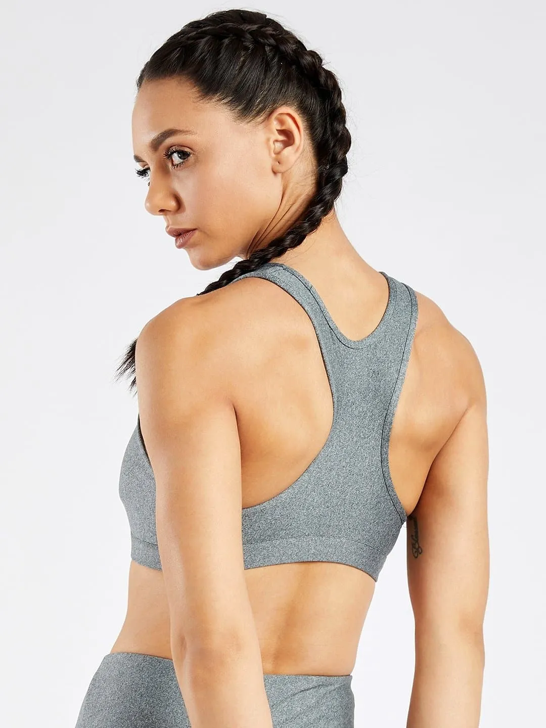 Maxtreme Active Grey Sports Bra