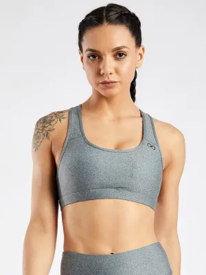 Maxtreme Active Grey Sports Bra