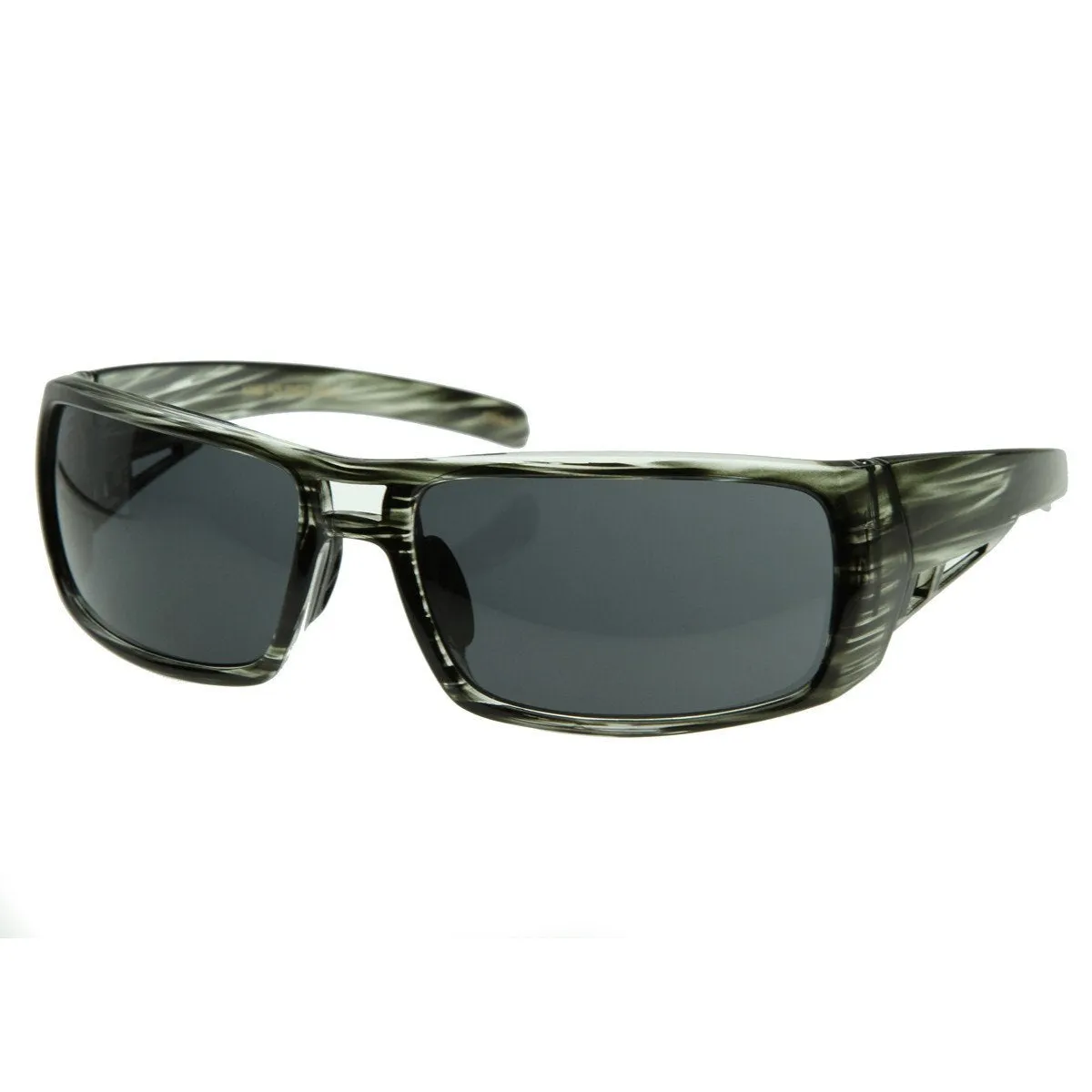 Mens Action Sports Wrap Around Aviator Sunglasses 8262