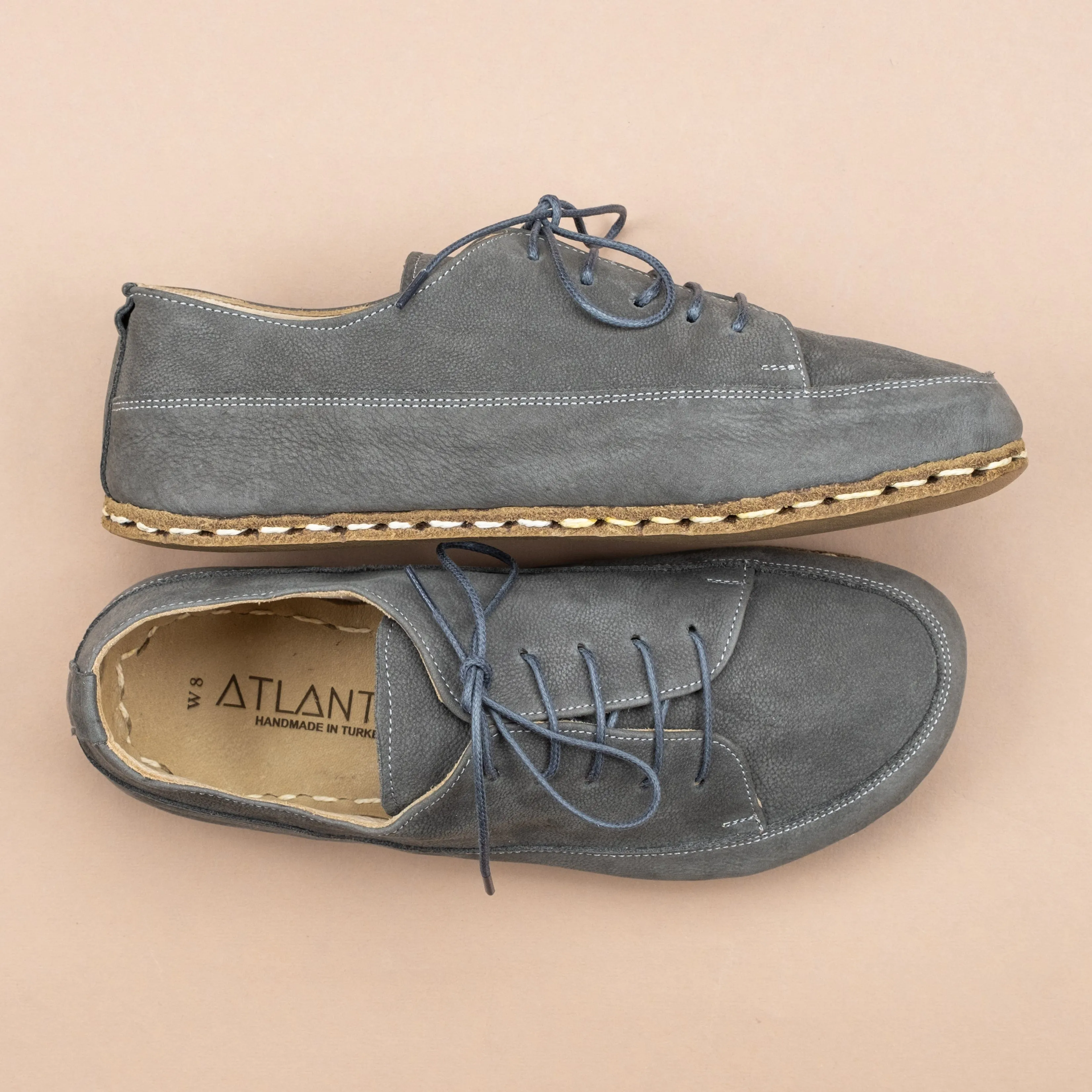 Men's Gray Barefoot Sneakers