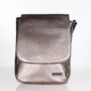 Minx Pewter Hobby Lobby Leather Crossbody Bag