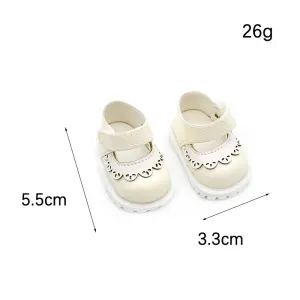 niannyyhouse 20cm Doll Leather Shoes Length 5.5cm 8in Doll Accessories Dress Up