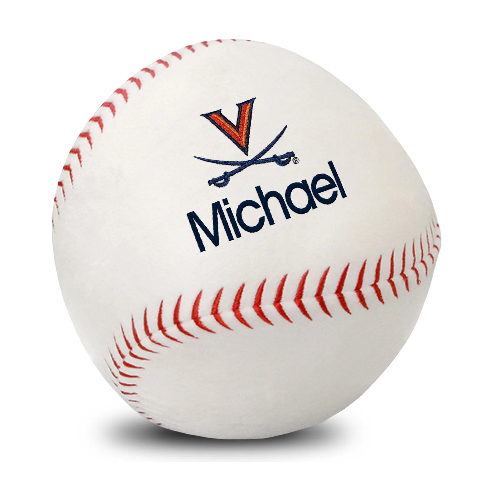 Personalized Virginia Cavaliers Plush Baseball