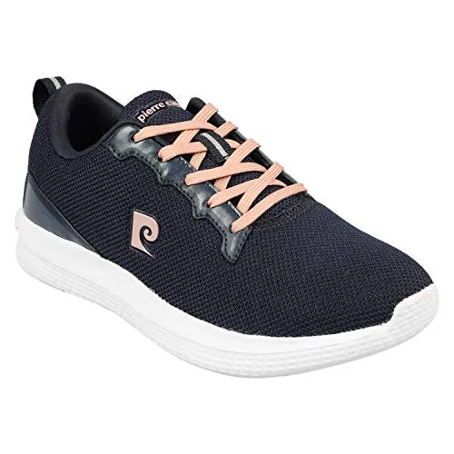 Pierre Cardin Women's Elle Un Navy-Peach Running Shoes-7 UK (40 EU) (Energia PC0300)