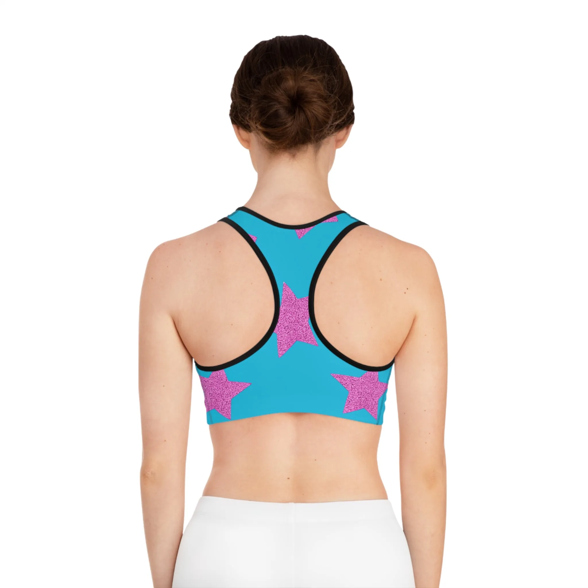 Pink Stars - Inovax Sports Bra