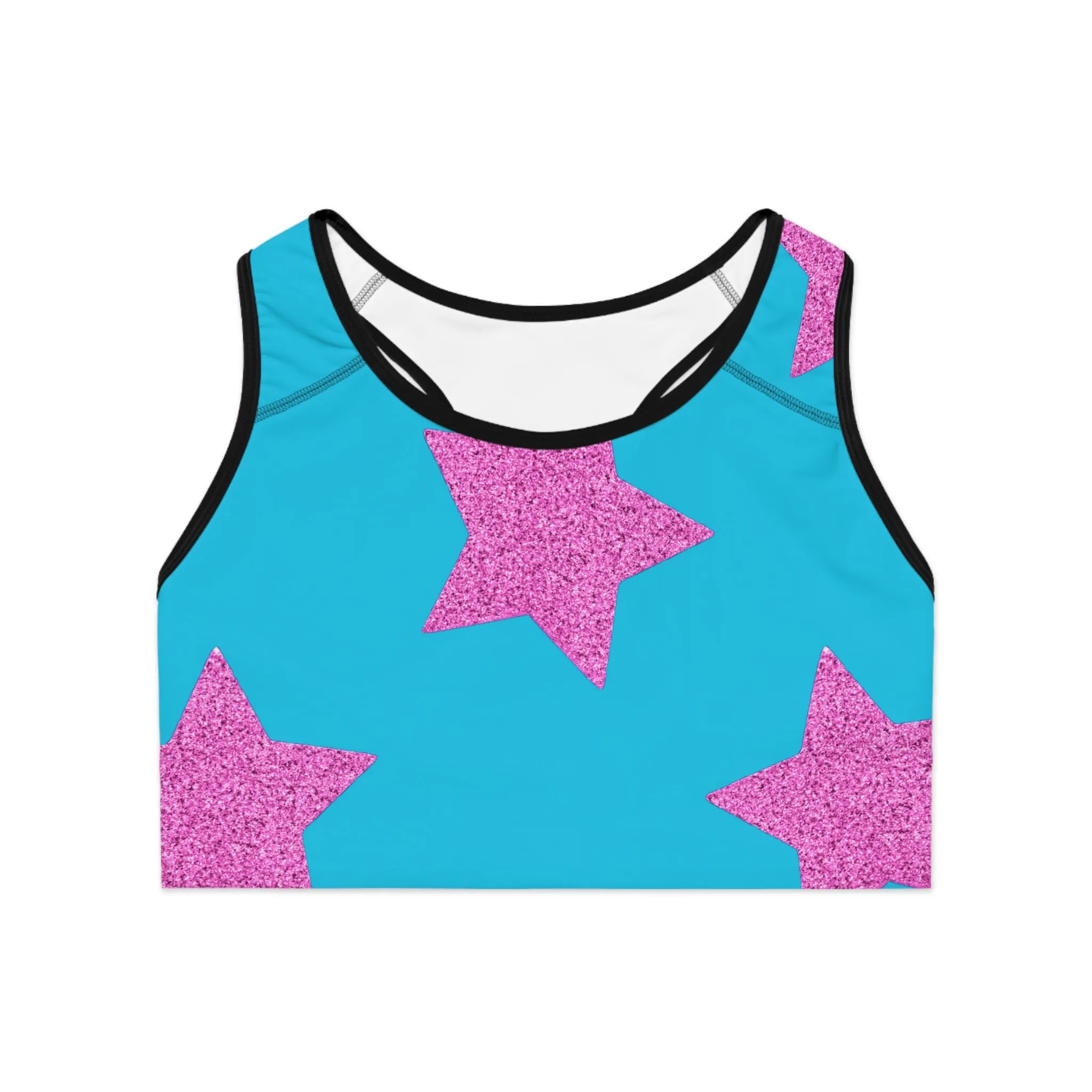 Pink Stars - Inovax Sports Bra