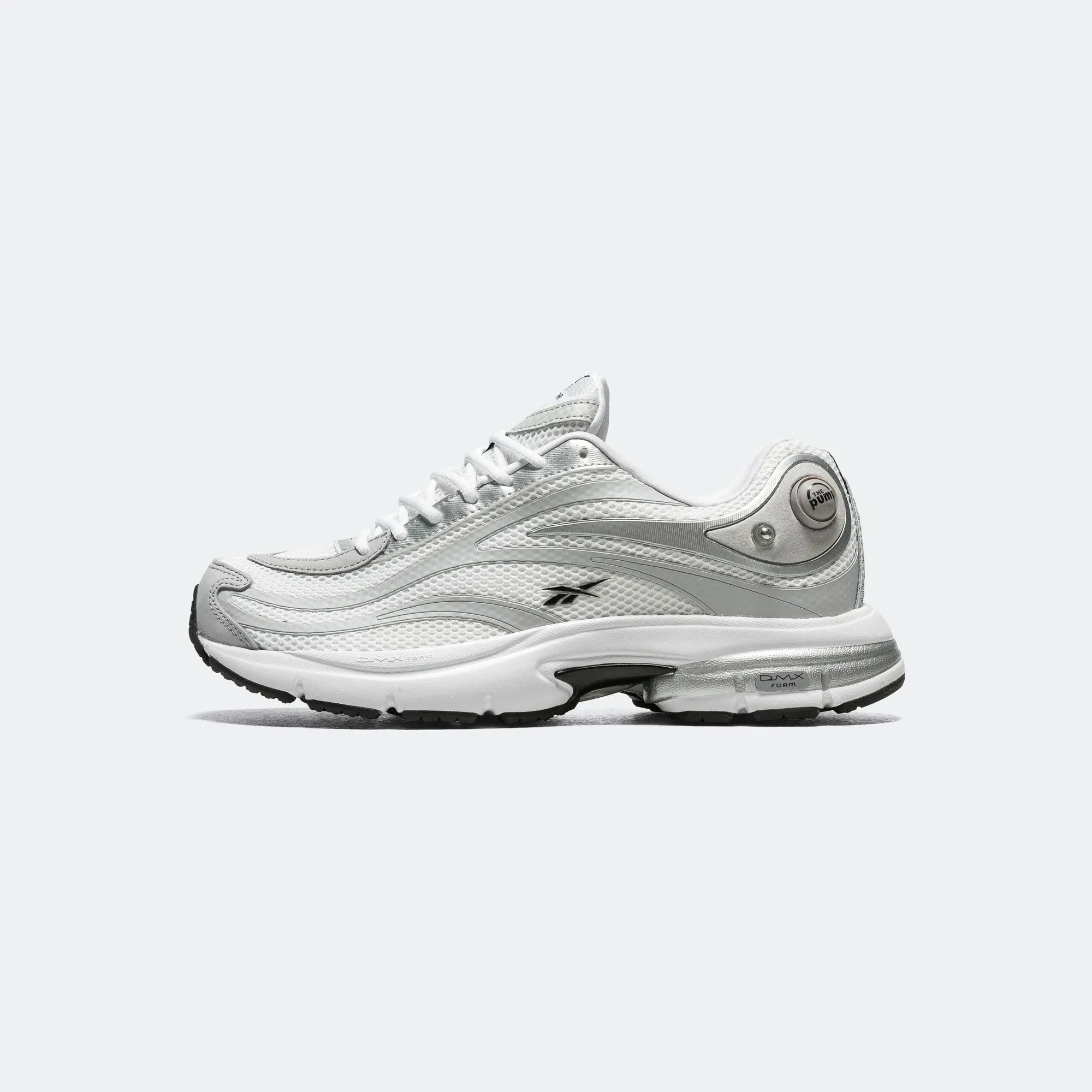 Premier Pump Paris Trainer - White/Grey-Silver Metallic