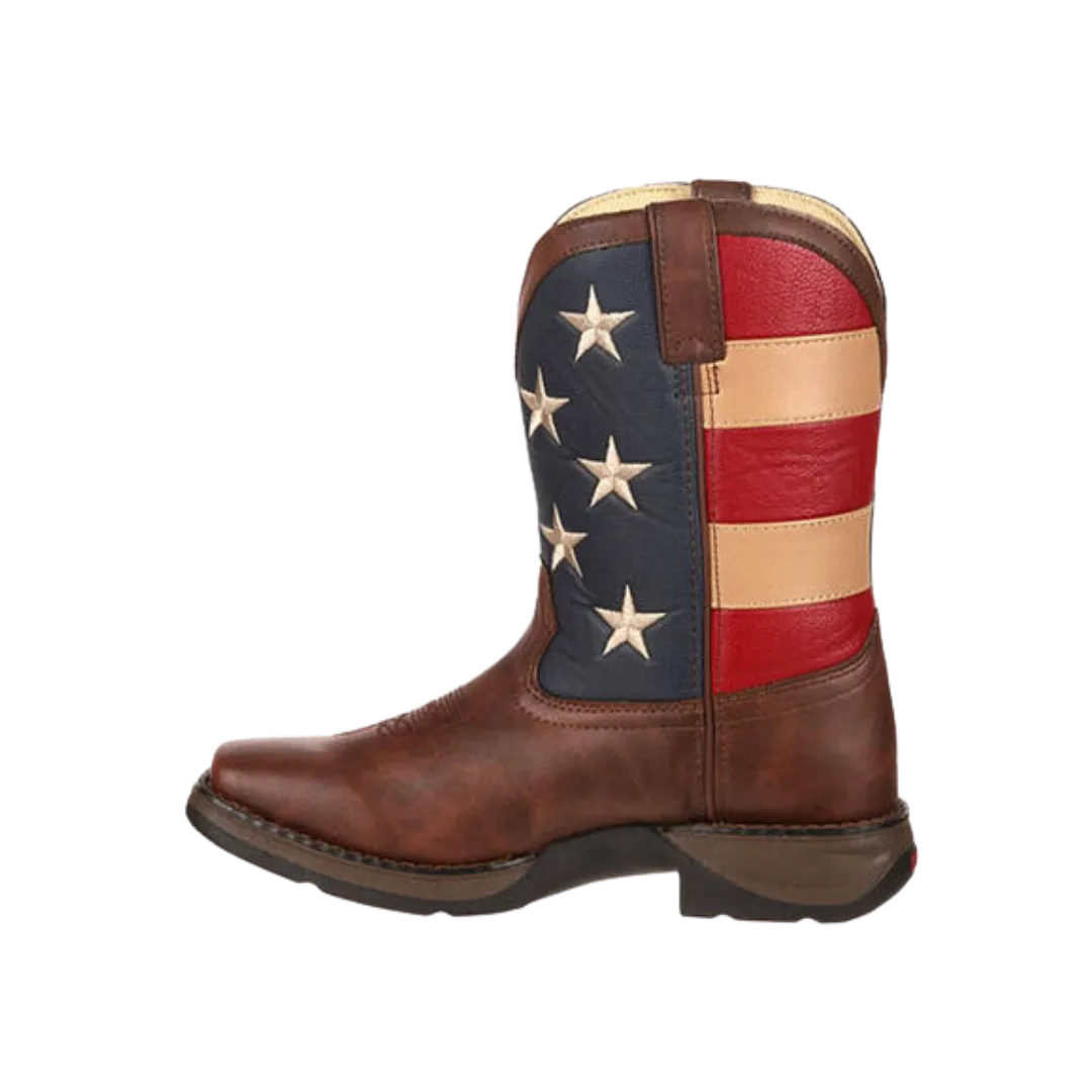 Rocky Lil' Durango Kid's Patriotic Flag Boot