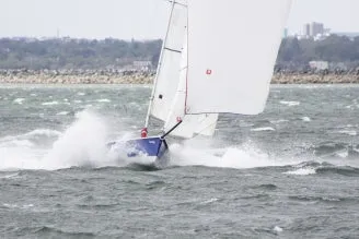 SB20 Sails - Asymmetric Spinnaker Dark Blue. Hyde Sails