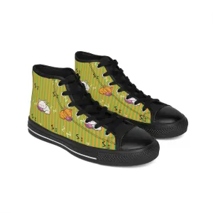 Sleeping Kitty Women's Classic Sneakers