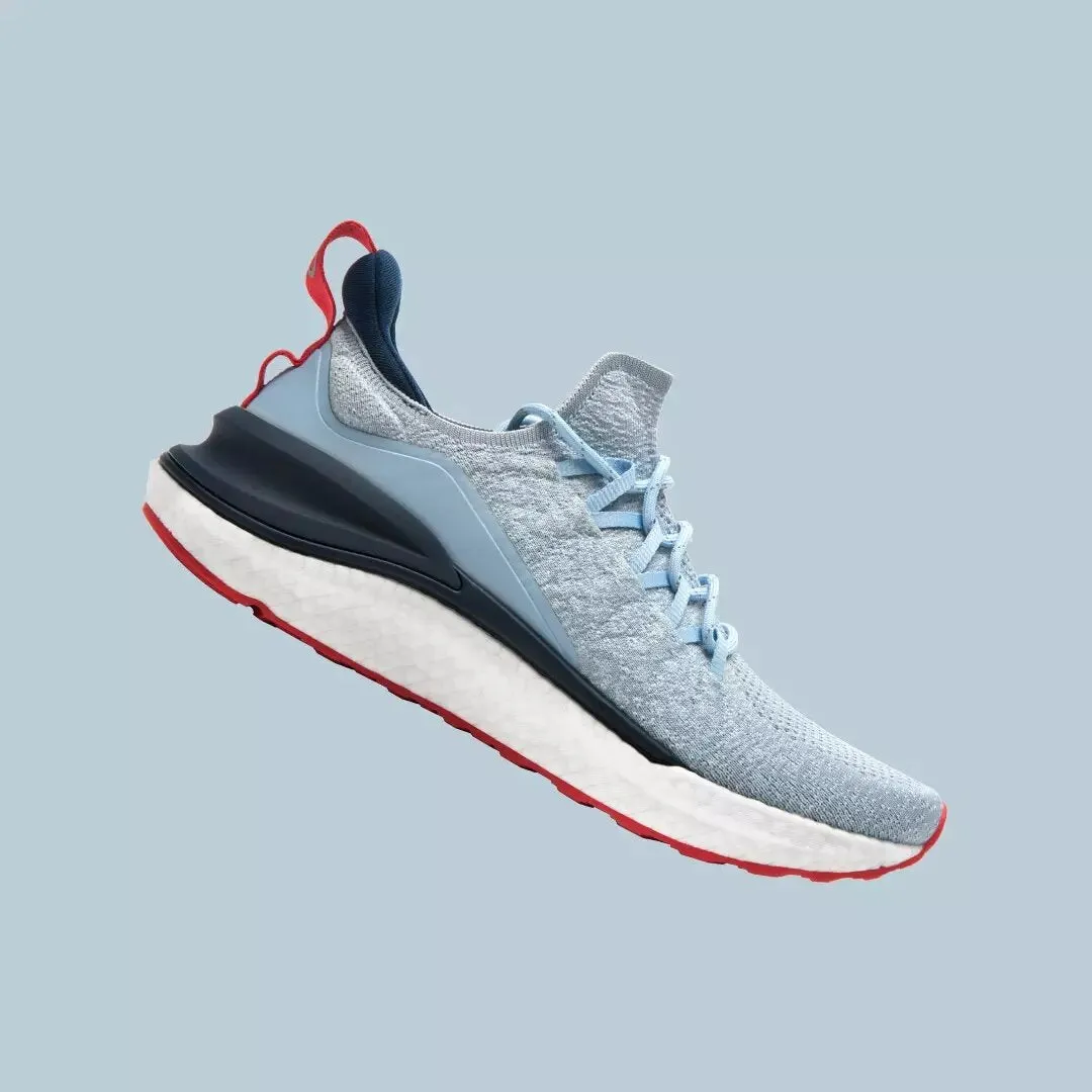 Sneakers 4 Machine Washable Ultralight Cloud Elastic PU Midsole 4D Fly Woven Fishbone Lock System Antibacterial Sports Running Shoes Men Sneakers